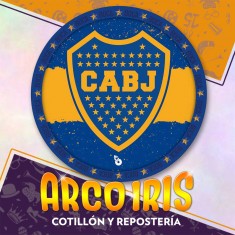 Boca Plato Carton X 10 - Equipos Futbol