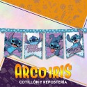 Stitch Banderin Feliz Cumpleanos Xu - Articulado