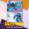 Stitch Invitacion X 10