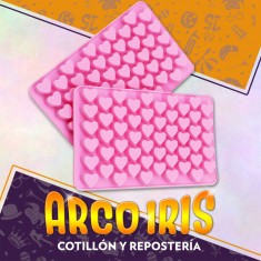 Silicona Molde Mini Corazon X 55 - Plancha Valentin 2