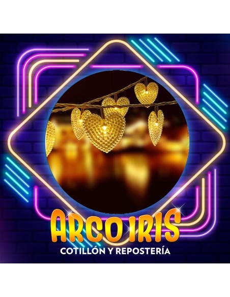 Guirnalda Led Cristal X 1.50 Mt - Corazon/estrella Valentin