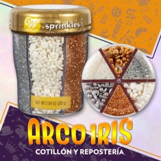 Sprinkles Mezcla Metalizados 201 Gr - 6 Celdas Wilton