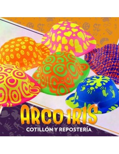 Bombin Fluo Fantasia X 24 - Plastico Multicolor Cat2 Carioca Gape