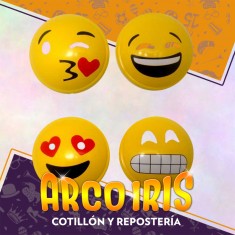 Careta Personaje Emoji Xu +6-5% 6 Modelos Emoticon/smile Descuento Por Cantidad Gape
