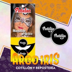 Maquillaje Pasta 2g X 2 Negro Artistico Halloween Pintafan