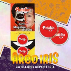 Maquillaje Pasta 2g X 2 Rojo Artistico Halloween Pintafan