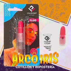 Maquillaje Barra Fluo Rosa Xu - Blister Labial Pintafan