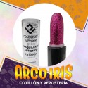 Maquillaje Barra Glitter Fucsia Xu - Labial Pintafan