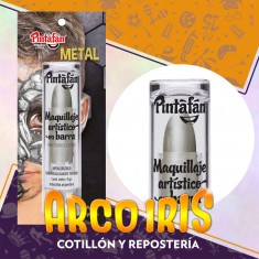 Maquillaje Barra Metal Plata Xu - Labial Pintafan