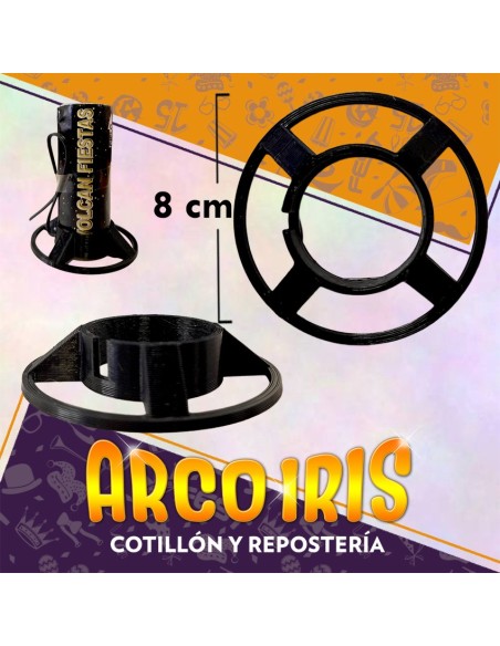 Base Para Volcan Xu - 8 Cm De Diametro Plastico