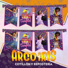 Encanto Banderin Feliz Cumpleanos Xu - Articulado