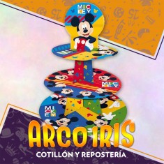 Mickey Torre Para Cupcake Xu