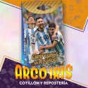 Afa Bolsa Bolsa Caramelera Con Cierre X 8 - De Papel Con Glitter Y Cierre Seleccion Argentina Mundial Equipos Futbol
