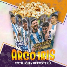 Afa Pochoclera X 6 - Seleccion Argentina Mundial Equipos Futbol