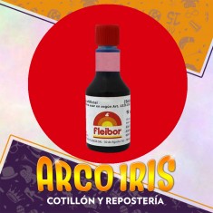 Colorante Liquido Rojo Fleibor Xu 30cc Pascua