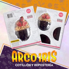 Placas Set Huevo Rivisor De Rellenos X 2 - Cristal Pascua Parpen