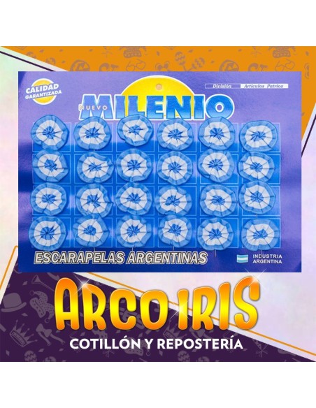 Escarapelas Tela Redonda N.124 X 24 - Patrio Nuevo Milenio