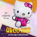 Mylar 26 Personaje Hello Kitty Metal Xu - 64 Cm Aprox. Hello Kitty-globo Metalizado Papel