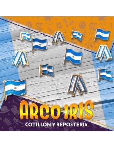 Escarapelas Metal Pin X 12 - Viva La Patria Patrio