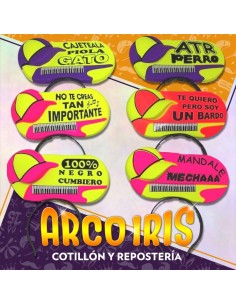 Vincha Plastica Cumbia X 6 - Frases Cumbieras Gape