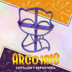 Cortante Cookies Zorro - Plastico -