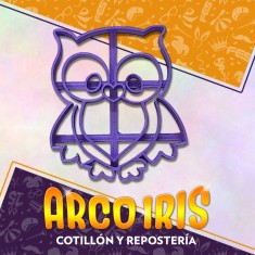 Cortante Cookies Buho - Plastico -