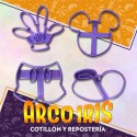 Cortante Cookies Set Mickey - Plastico Violeta