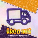 Cortante Cookies Camion - Plastico Violeta