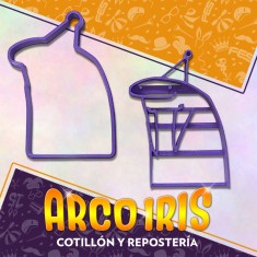 Cortante Cookies Flork - 7 Cm Plastico Violeta Deformito/mano/cabeza/peleador/pulgar Arriba/mano Cara/corazon/cumpleanos