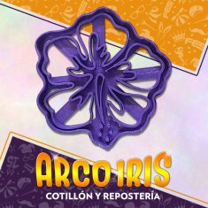 Cortante Cookies Flor Hawaiana - Plastico -