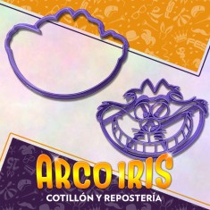 Cortante Cookies Gato Alicia - Plastico -
