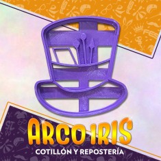 Cortante Cookies Sombrerero - Plastico -