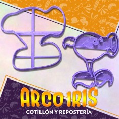 Cortante Cookies Zombies - Plastico Plantas Vs Zombies