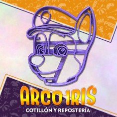 Cortante Cookies Chase - Paw Patrol Plastico