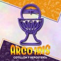 Cortante Cookies Caliz Chico 6 Cm - Plastico Violeta Comunion