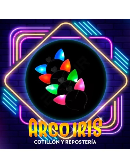 Luminoso Vincha Oreja Gatita X 12 - Led