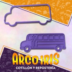 Cortante Cookies Omnibus - Plastico -