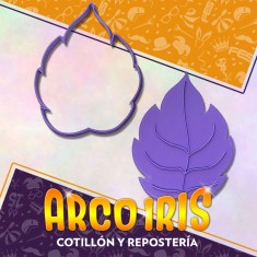 Cortante Cookies Hoja N. 1 - Plastico -