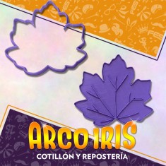 Cortante Cookies Hoja N. 4 - Plastico -
