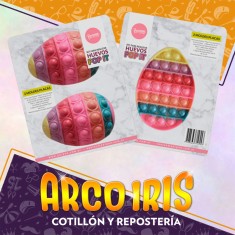 Placas Set Huevo Pop It X 2 - Cristal Pascua Parpen