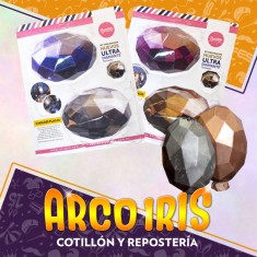 Placas Set Huevo Ultra Diamante X 2 - Cristal Pascua Parpen