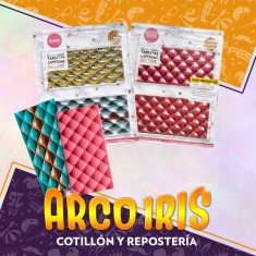 Placas Set Tableta Capitone Deluxe X 2 - Cristal Parpen