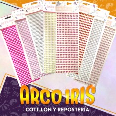 Strass 11x32cm Redondos Colores +10-10% Promo Por Cantidad Cat2 - Varios Colores - Twinkle Jewel Seal Say It In Crystalls