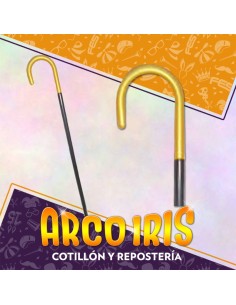 Baston Curvo Mango Dorado Xu - Patrio Stasio