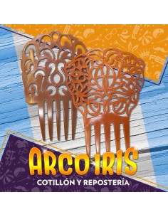 Peineton Grande Marron X 6 - Clasico Patrio Patrimar