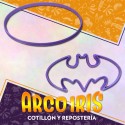 Cortante Cookies Logo Batman - Plastico Violeta