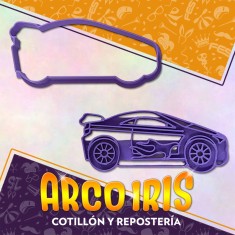 Cortante Cookies Auto Hotwheels - Plastico -