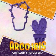 Cortante Cookies Cactus - Plastico -