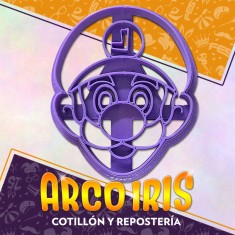 Cortante Cookies Luigi - Plastico Violeta