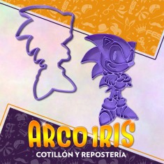 Cortante Cookies Sonic 2- Plastico Violeta